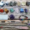 XMHOME Healing Crystals Sets Chakra Therapy Stone 20 Pcs Kits for Beginners (14 Raw Gemstones and Crystals, Quartz Pendulum, Necklace, Selenite, Amethyst Cluster) Gift for Meditation Reiki Decor