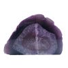 Decorative Agate Bookends  Dyed Purple Natural Crystal Geode Book Ends for Home Decor Housewarming Gift 1 Pair